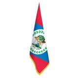 Belize Bayrağı -Ofis-Makam-Toplantı Odaları - Saçaklı Makam Bayrağı
