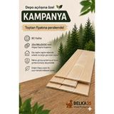 Belka 35 Ahşap Lambiri Cephe Kaplama - 20x196x3000 BC