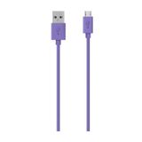 Belkin 2 mt Mor Micro Data Hızlı USB Şarj Kablosu