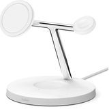 Belkin 3in1 MagSafe 15W Kablosuz Şarj Cihazı Beyaz