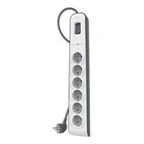 Belkin 6'lı 2 Metre Akım Korumalı Priz Beyaz