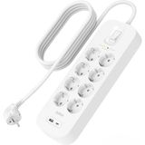 Belkin 8’li USB-C + USB-A Akım Korumalı Priz 2 m