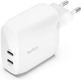 Belkin Boost Charge Çift Usb-C Fişi, Pps'li, İphone 16 Ve Diğerleri, İpad, Samsung Galaxy, Google Pixel, Macbook İçin 60W Şarj Cihazı, Usb-C'den Lightning Kablosu Ve Usb-C Uyumlu, Beyaz - Teşhir Outlet Vitrin