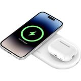 Belkin Boostcharge Pro 2'si 1 Uyumlu Arada Magesafe Kablosuz Şarj Cihazı - Renkli