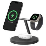 Belkin Boostcharge Pro Qi2 (15 W) 3'ü 1 Arada Kablosuz Şarj Istasyonu WIZ032KQBK - Siyah - 15W