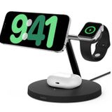 Belkin Boostcharge Pro Qi2 15W 3in1 Magsafe Şarj Standı WIZ009VFWH-V2 Siyah