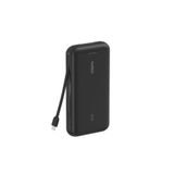 Belkin BPB024 BoostCharge 20.000 mAh 30W Entegre USB-C Kablolu Siyah Powerbank