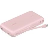 Belkin BPB024HQPK – 20.000 mAh Powerbank, 30W Hızlı Şarj, Entegre USB-C Kablo – Pembe