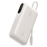 Belkin BPB029HQSA Ultracharge 10000MAH 45W Dahili Usb-C Kablolu Dijital Göstergeli Powerbank - Kum Rengi