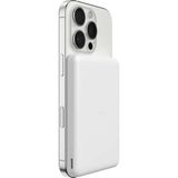 Belkin BPD010HQWH Boostcharge 5.000 Mah Magsafe Uyumlu 15W Kablosuz Slim Powerbank - Beyaz - Altın
