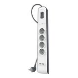 Belkin Bsv401Vf 2 Metre 4'lü Akım Korumalı Priz Beyaz