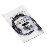 Belkin Cat5e 10/100 Base-T Patch Kablo, takılmaz, 3 ft, Siyah