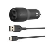 Belkin CCE001BT1MBK Siyah USB Araç Şarj Cihazı