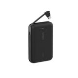 Belkin Entegre Type-c Kablolu Boostcharge 10.000 mAh PD 20W Siyah Powerbank