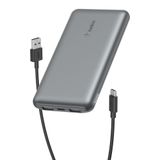 Belkin Hızlı Şarj Type-C 10.000 mAh 15W Uzay Grisi Powerbank