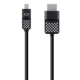 Belkin Mini 1.8 m Display Port to HDMI Cable 3m Siyah