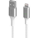 Belkin Smart Led Örgülü Lightning Kablo - 1.2M Gri