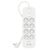 Belkin Srb004 2 m 8'li Akım Korumalı Priz Beyaz