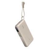 Belkin Taşınabilir Şarj Cihazı, 20.000 mAh USB-C Powerbank, 2 USB-C ve 1 USB-A Port, Dijital Pil Göstergesi, iPhone 16 Serisi, Samsung Galaxy S25, Pixel 9, iPad ve Dahası için 20 W Şarj, Kum Rengi
