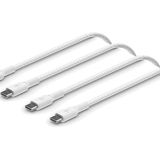 Belkin Type-C To 1 mt İkili Beyaz Örgülü Kablo