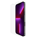 Belkin UltraGlass iPhone 14 Plus, iPhone 13 Pro Max Ekran Koruyucu, AntiMikrobiyal İşlem Görmüş, Kabarcıksız Uygulama ve Kurulum Kılavuzu Tepsisi Dahil, 9H Sertlik Testi Yapıldı, Temperli Cam