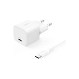 Belkin USB-C Fiş 25 W, USB-C Kablo ile (1 m) PD 3.0 PPS Hızlı Şarj Cihazı Seti, Beyaz