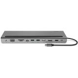 Belkin Usb-C Hub, 11'I 1 Arada Çoklu Bağlantı Noktalı Adaptör Yuvası, 4K Hdmi, Displayport, Vga, Usb-C 100W, Bağlı Cihazdan Şarj Etmek İçin, 3X Usb A, Gigabit Ethernet, Sd, Microsd, 3,5 Mm Jak