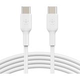 Belkin USB-C'den USB-C'ye 1 Metre Şarj Kablosu Beyaz