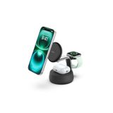Belkin WIZ040KQCH Boostcharge Pro 3-In-1 Qi2 Magsafe Uyumlu 25W Manyetik Şarj Standı - Siyah