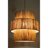 Belkıs Rattan Rattan, Bambu, Hasır Sarkıt Avize Çap: 40 Cm Yükseklik: 40 Cm