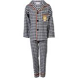 Belkızın Atölyesi Ekose Erkek Çocuk Pijama Takımı - 2 - 3 Yaş - Siyah - Beyaz