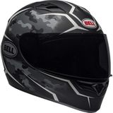 Bell PS Qualifier Stealth Matt Black White Full Face Motosiklet Kaski