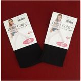 Bella Calze Kız Çocuk Opak 40 Den Külotlu Çorap 2'li Paket - 01-Siyah - 2 - 3 Yaş