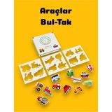 Bella Casa Kids Araçlar Ahşap Tak-Çıkar,eğitici Araçlar Puzzle,kutulu Yap Boz,eğitici Oyuncak