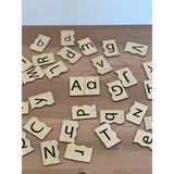 Bella Casa Kids Büyük Küçük Harf Eşleme Puzzle Kartı, Eğitici Oyuncak, Montessori Eğitim Oyuncak, Motor Zeka Oyuncak