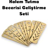 Bella Casa Kids Çizgi Çalışma Seti, Eğitici Oyuncak, Montessori Eğitim Oyuncak, Motor Zeka Oyuncak