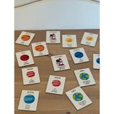 Bella Casa Kids Gezegenler Eşleme Kartı Ahşap Oyun, Eğitici Oyuncak, Montessori Eğitim Oyuncak Oyuncak