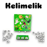 Bella Casa Kids Kelimelik, Kelime Bulma Oyunu, Kelime Oluşturma Oyunu, Ahşap Kelime Oyunu, Eğitici Kelime Oyunu