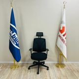 Bella Fileli Başlıklı Personel Yönetici Çalışma Ofis Koltuğu Fırat Ofis - Siyah