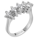 Bella Gloria AL15017 0.75Ct Pırlanta Beştaş Alyans