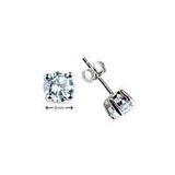Bella Gloria GP00087 Gümüş 6mm Tektaş Küpe