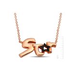Bella Gloria GPK0032 Rose Yıldızımsın Pırlanta Kolye