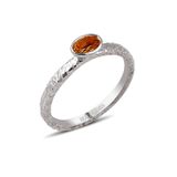Bella Gloria GPY0014 Oval Sitrin Gümüş Yüzük