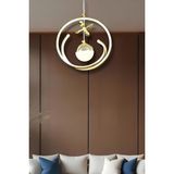 Bella Gold 3 Renk Modern Sarkıt LED Avize