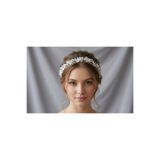 Bella Grace 𝗕𝗲𝗹𝗹𝗮 𝗚𝗿𝗮𝗰𝗲 Krista inci detaylı çiçekli Gelin tac Saç Aksesuar Nikah , Düğün ,Nişan, Kına