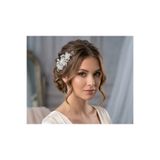 Bella Grace 𝗕𝗲𝗹𝗹𝗮 𝗚𝗿𝗮𝗰𝗲 kristal taş inci figürlü tarak Düğün, Nişan, Nikah, kına