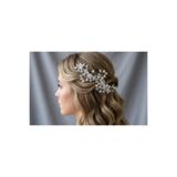 Bella Grace 𝗕𝗲𝗹𝗹𝗮 𝗚𝗿𝗮𝗰𝗲 kristal taş inci figürlü tekli tarak Düğün, Nişan, Nikah, kına