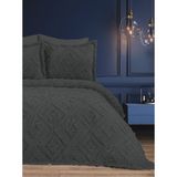 Bella Home 3 Parça Rüya Pike Takımı - Çit Kişilik - 240X260 cm - Orijinal Kutulu - Antrasit