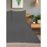 Bella Home 3 Parça Sema Pike Takımı - Çit Kişilik - 240X260 cm - Orijinal Kutulu - Antrasit