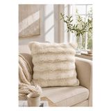 Bella Home 45x45 Tavşan Tüyü Kırlent Kılıfı | 2’li Set | Yumuşak Dokulu | Dekoratif Kılıf